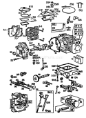 Part Location Diagram of 220663 Briggs and Stratton Washer-Gov. Crank (inside)